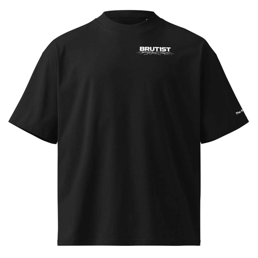 Brut1st famel organic oversized high neck t-shirt